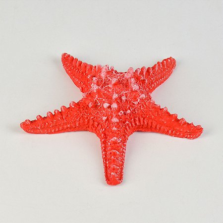Enfeite Estrela do Mar Vermelha Pequena 14 cm