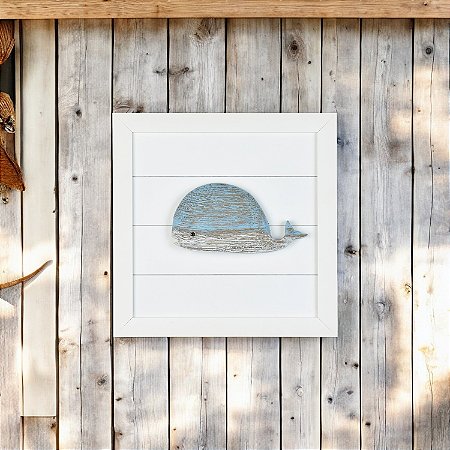 Quadro Baleia 25 cm