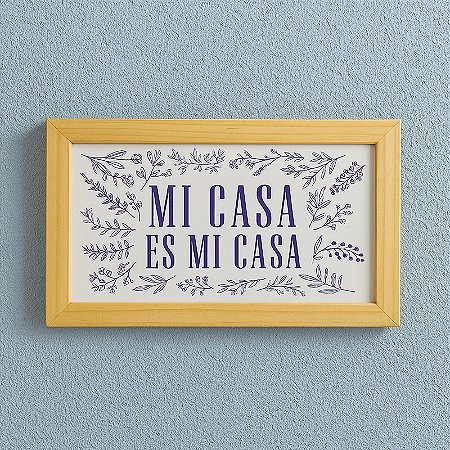 Quadro Cerâmica Mi Casa