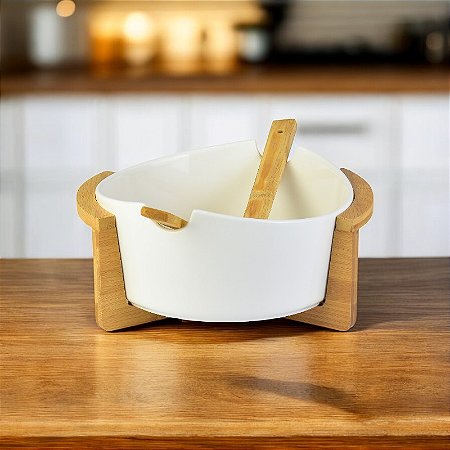 Tigela Com Colheres 29 cm