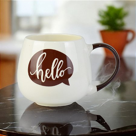Caneca Morning Hello 350 ml