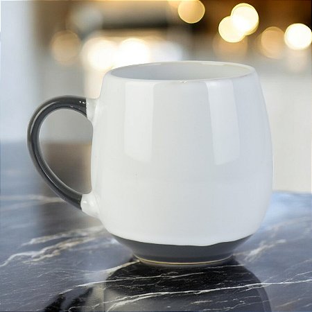 Caneca White Preta 500ml