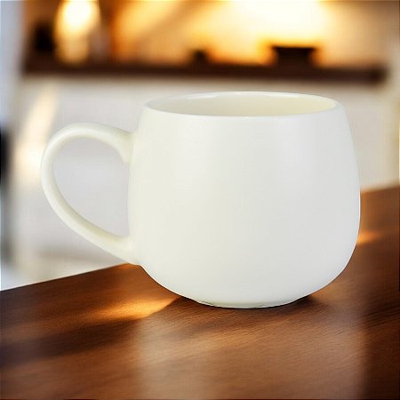 Xícara Rounded Branca 350ml