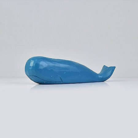 Enfeite Baleia Azul em Cerâmica
