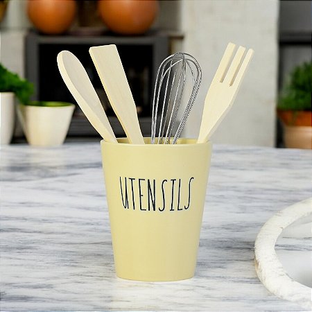 Kit Cozinha Utensils em Cerâmica