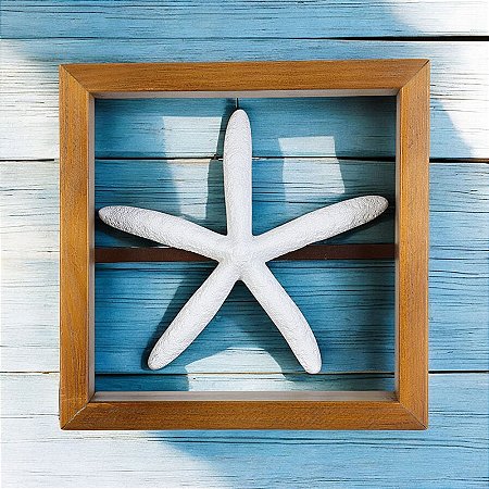 Quadro Nautico Vazado Estrela Fina