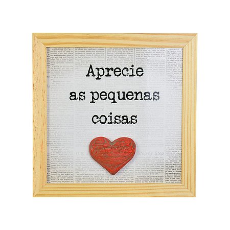 Quadro Azulejo 20x20 Aprecie em Cerâmica