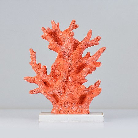 Enfeite Coral Laranja