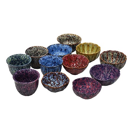 Mini Bowl Flower Sortido em Cerâmica