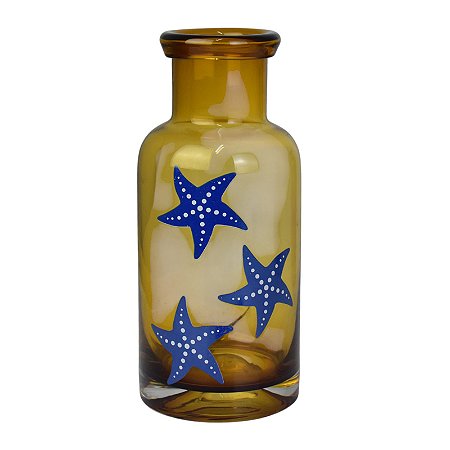 Garrafa Fumê Marrom em Vidro