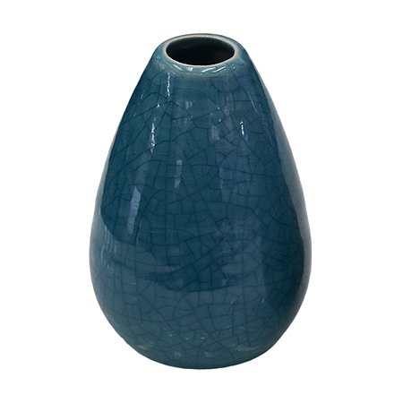 Vaso Clean Azul em Cerâmica