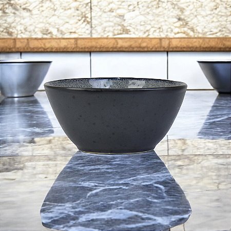 Bowl Drops Azul em Cerâmica