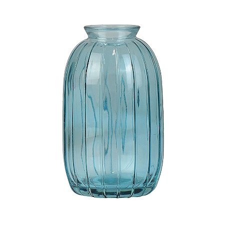 Vaso Transparência Cinza em Vidro