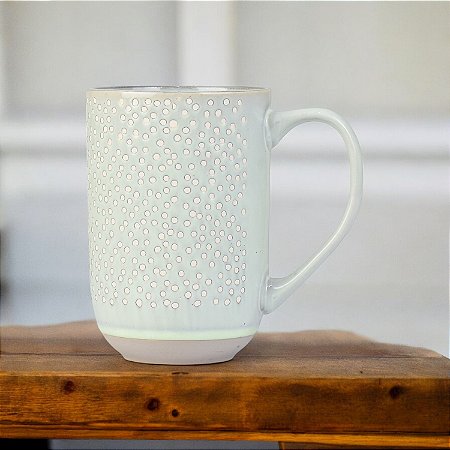 Caneca Mount Verde Agua em Cerâmica 600ml