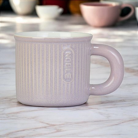 Caneca Color Roxa em Cerâmica