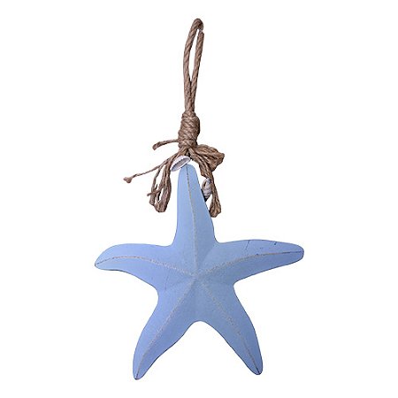 Pendente Estrela Azul em Resina