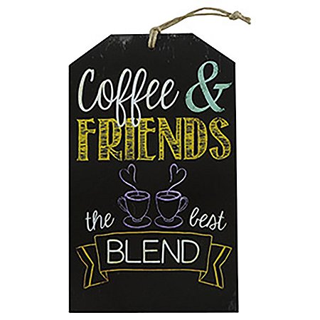 Decorativo Tag Parede Coffee Friends