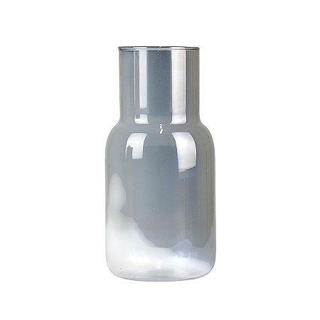 Vaso de Vidro Fumê em Vidro
