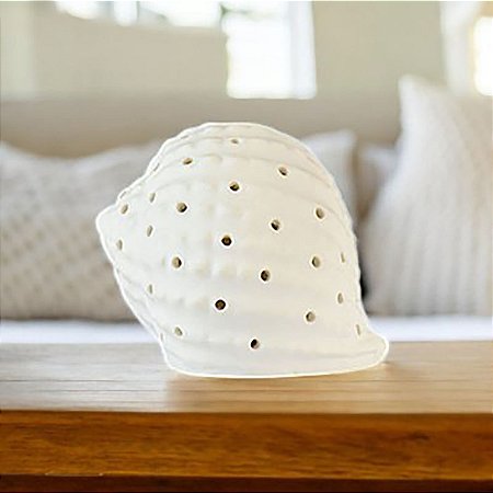 Luminaria Concha LED em Cerâmica