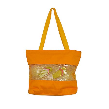 Bolsa De Tecido Laranja