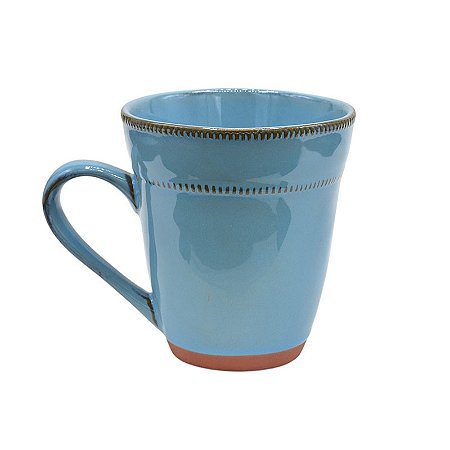 Caneca Vintage Azul 10Cm