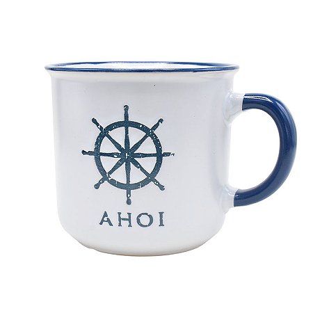 Caneca Branca Timão Ahoi