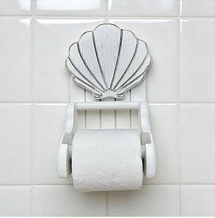 PORTA PAPEL HIGIENICO BCO CONCHA