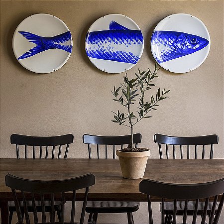 Trio De Pratos de Peixe
