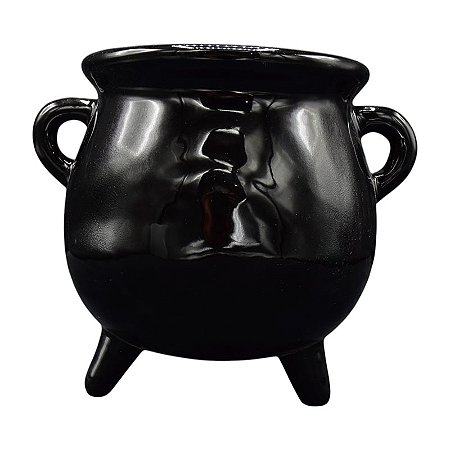 Caldeirão Preto Em Ceramica