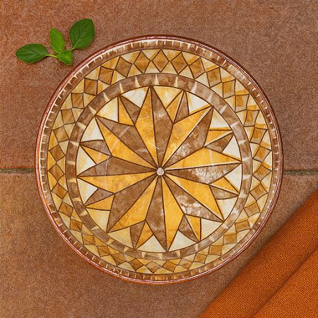 Molheira Cerâmica Redonda Estrela