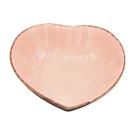 Bowl Coração G Rosa