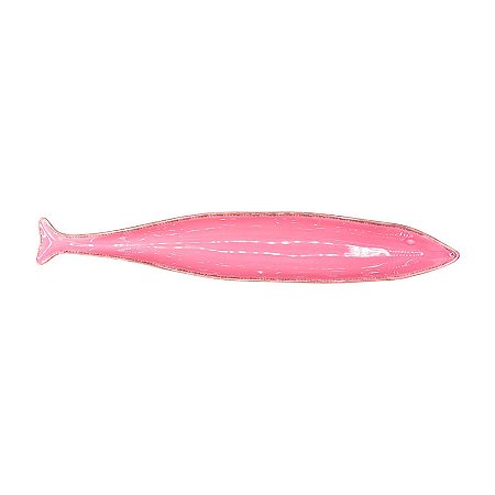 Prato Cerâmica Peixes Finos M Rosa