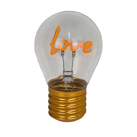 Lampada Plastica Love