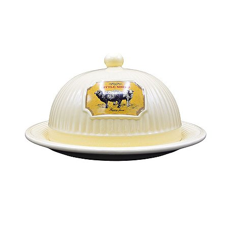 Mantegueira Ceramica Relevo Branca