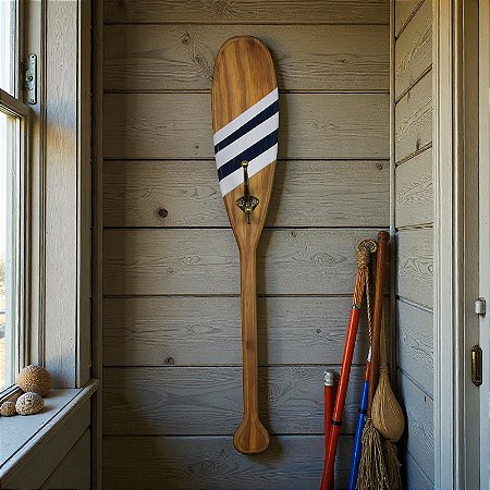 Cabideiro Remo Listra Azul Escuro