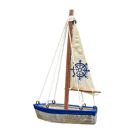 Barco Velas De Tecido Timão