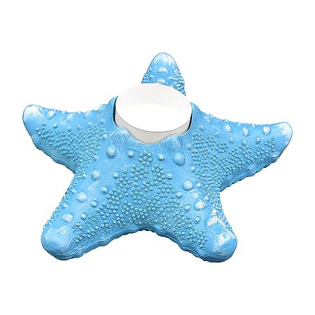 Porta Vela De Estrela Do Mar Azul