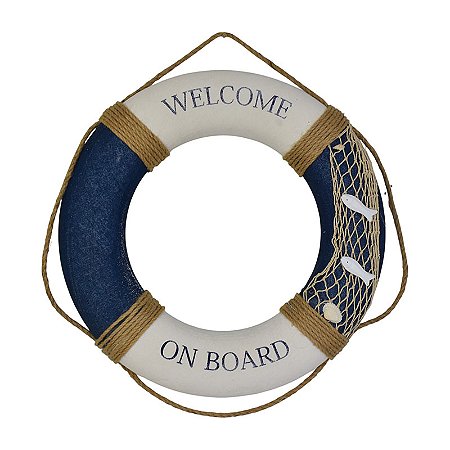 Boia De Espuma Azul Rede Com Peixes G