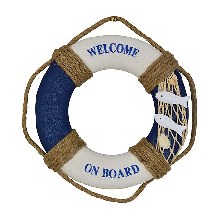 Boia De Espuma Azul Rede Com Peixes P