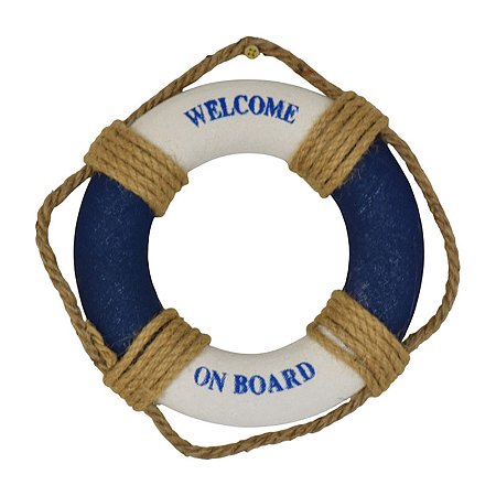 Boia De Espuma Azul Welcome To Aboard M