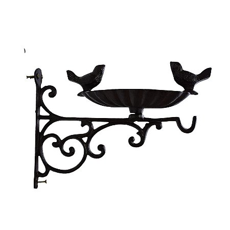 Comedouro Suspenso De Passaro Em Metal