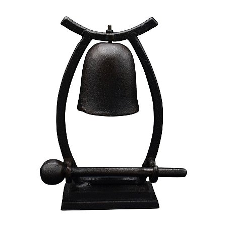 Enfeite Sino Em Metal Rustico