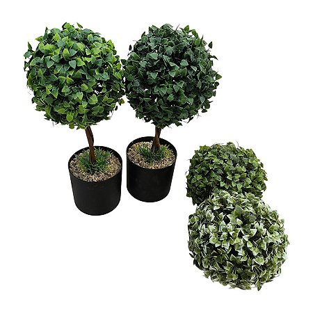 Vaso Preto Planta Simulada Arvore