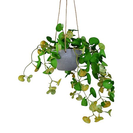 Vaso Planta Simulada Pileia