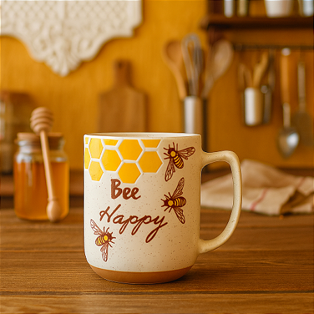Caneca Bee Happy