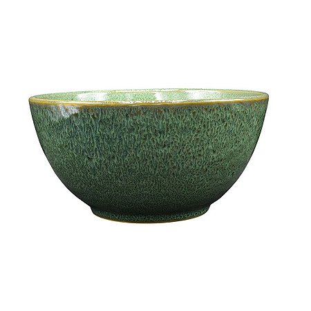 Tigela Em Ceramica Efeito Pedra Verde