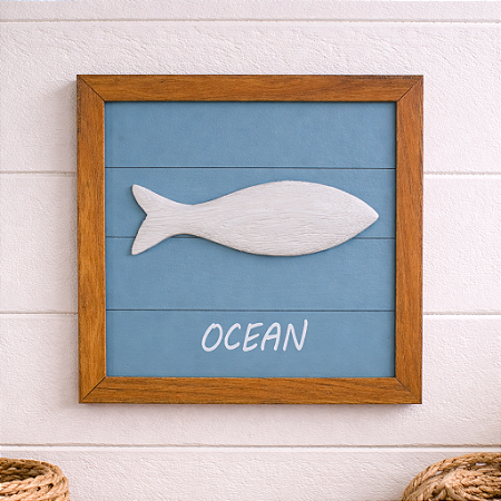 Quadro Fundo Azul Ocean