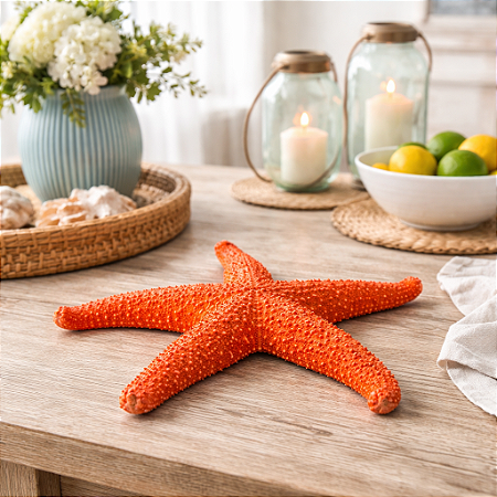 Estrela Do Mar Pontas Curvadas Vermelho