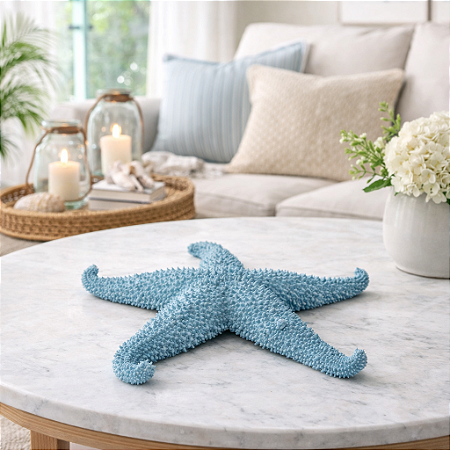 Estrela Do Mar Pontas Curvadas Azul