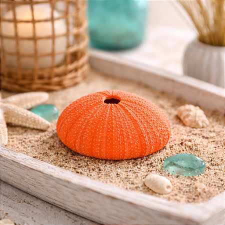 Bola Com Furo De Resina Vermelho